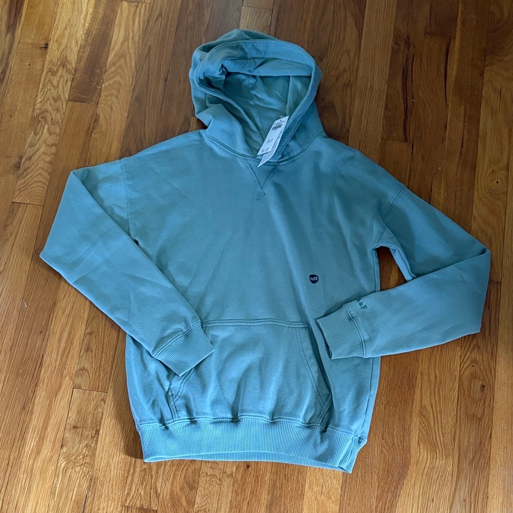 abercrombie kids light green hoodie sweatshirt